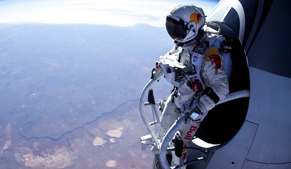 The jump from Space The jump from Space