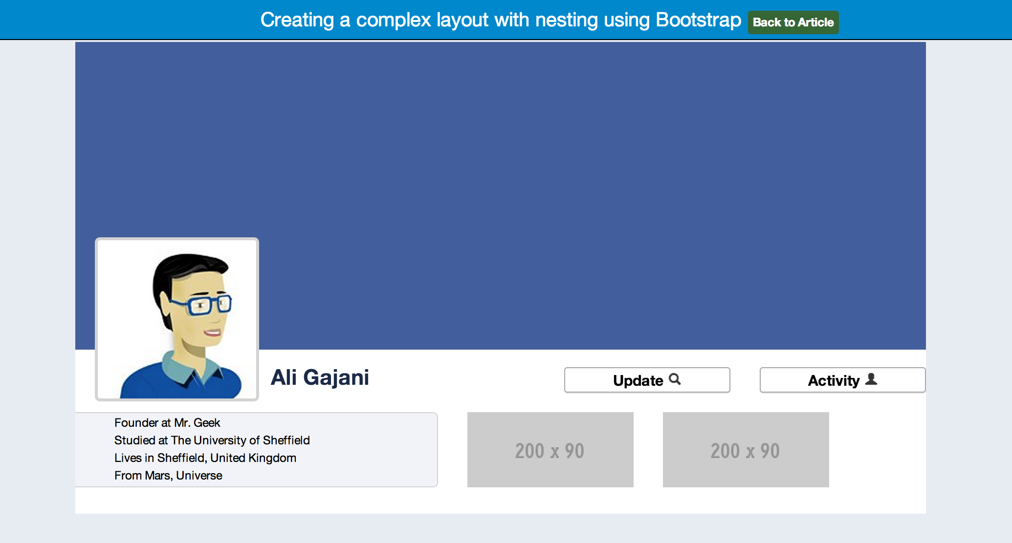 Bootstrap What are we building Bootstrap What are we building