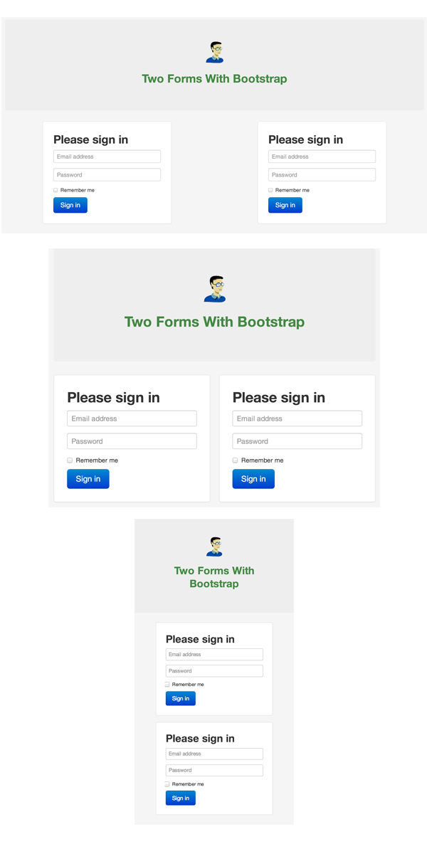 Final Picture Two Forms Bootstrap Final Picture Two Forms Bootstrap