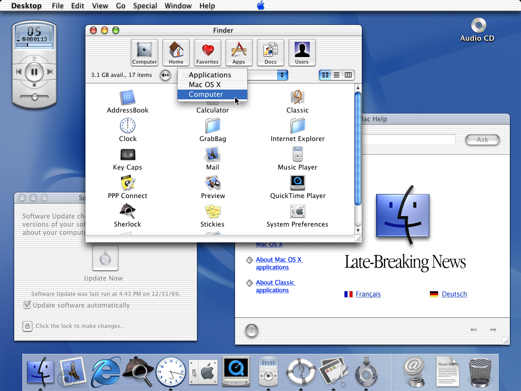 Realsim in old Mac OSX UI Realsim in old Mac OSX UI