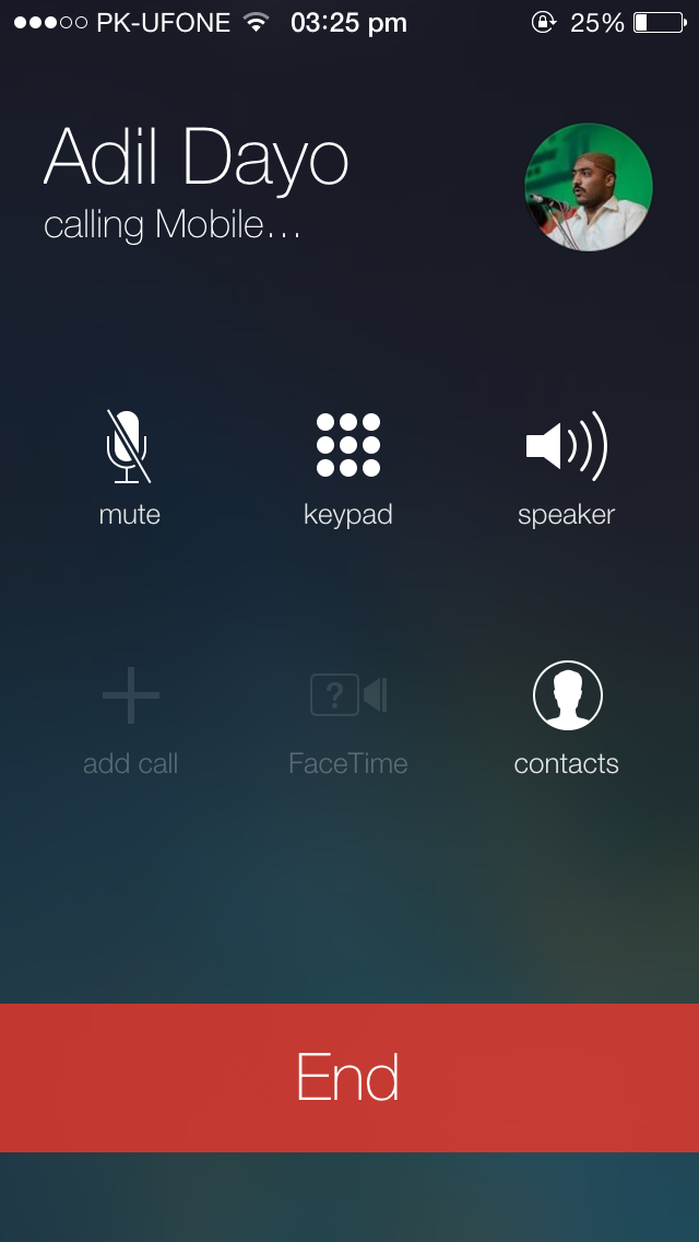 Outgoing Call Outgoing Call