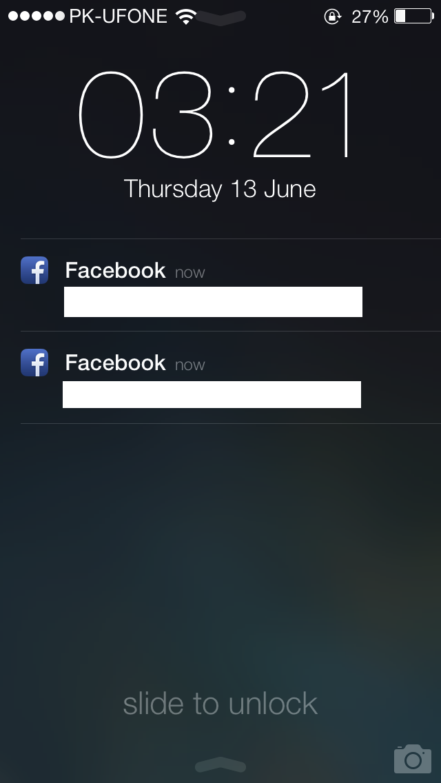 Facebook Notify iOS 7 Facebook Notify iOS 7
