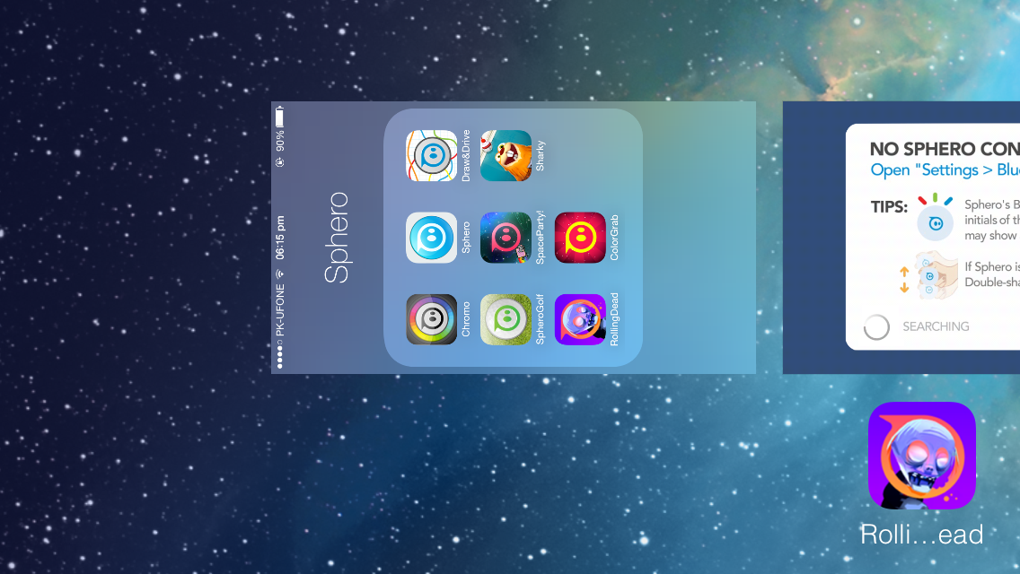 Multi Tasking Landscape iOS 7 Multi Tasking Landscape iOS 7