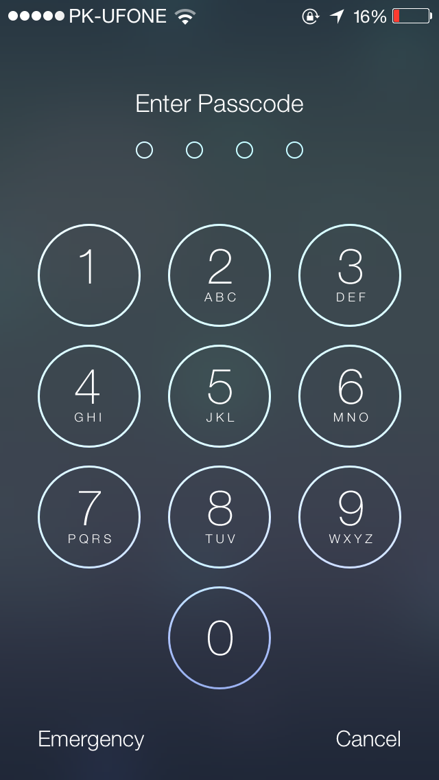 Passcode iOS 7 Passcode iOS 7