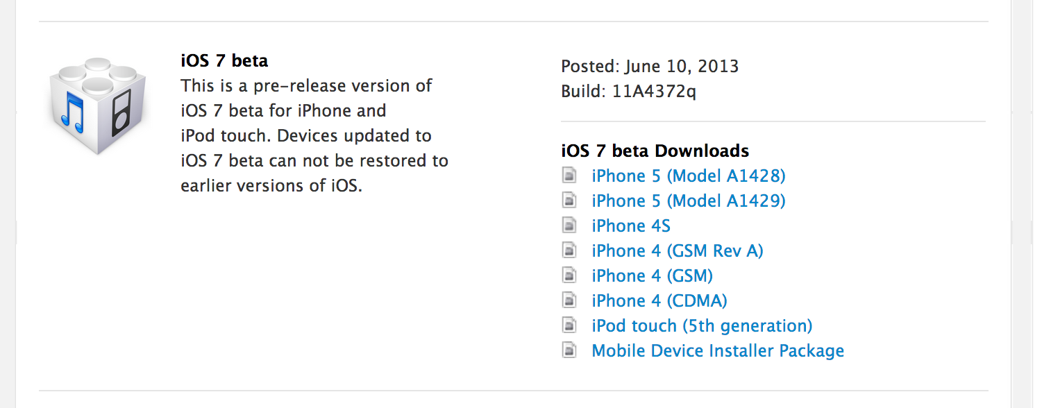 iOS 7 iPhone 5 Model iOS 7 iPhone 5 Model