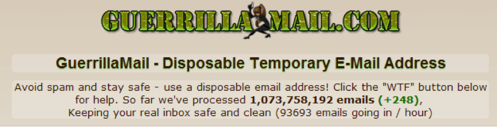 Guerilla Mail 1 Guerilla Mail 1