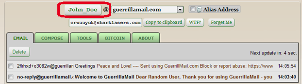 Guerilla Mail 3 Guerilla Mail 3